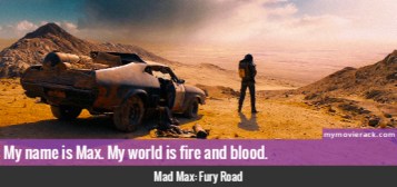 My name is Max. My world is fire and blood. #quote