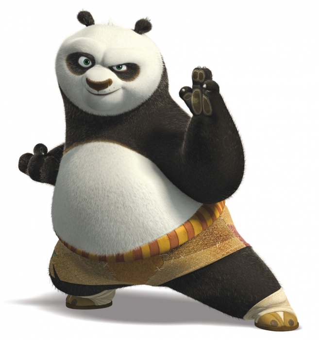 Only pandas can be this fat and still do Kung-fu